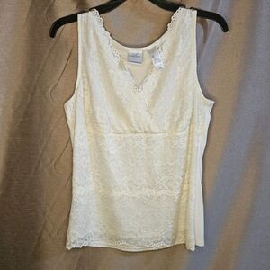 Emma James, Cream, Top, Size: L